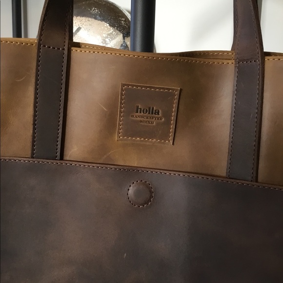 holla Handbags - NWOT Handmade Leather Tote made in LONDON❤️